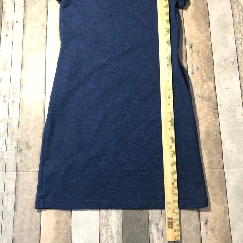 North Face Blue Sweatshirt / T-shirt Shift Dress - Picture 6 of 8